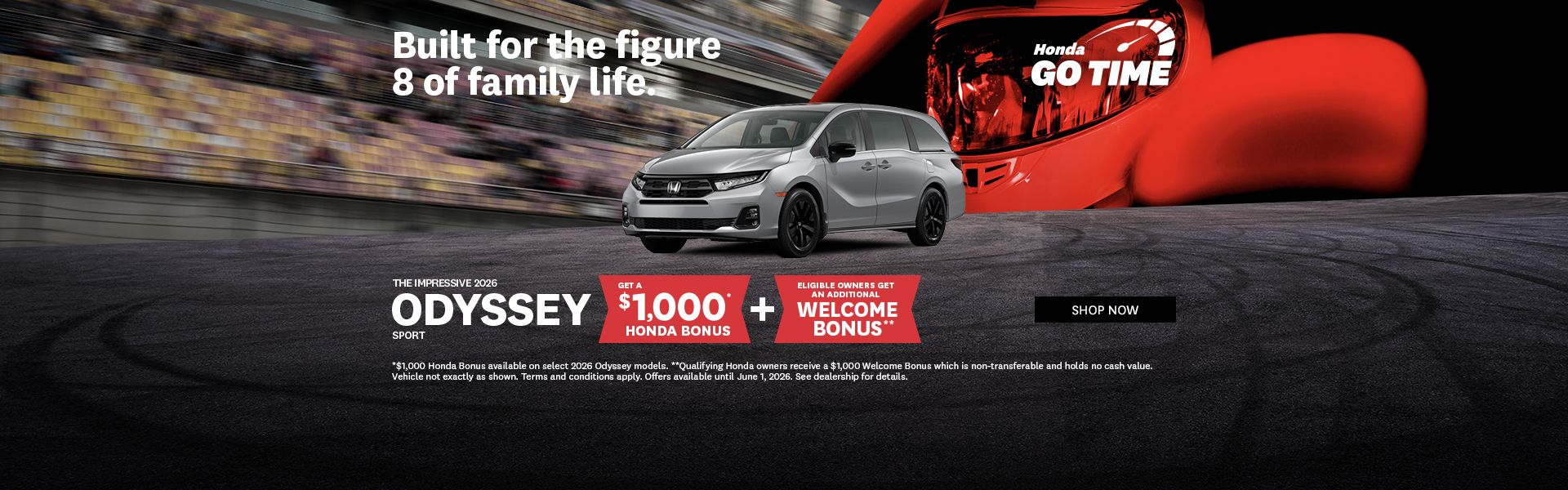 Honda Go Time | 2026 Odyssey Sport