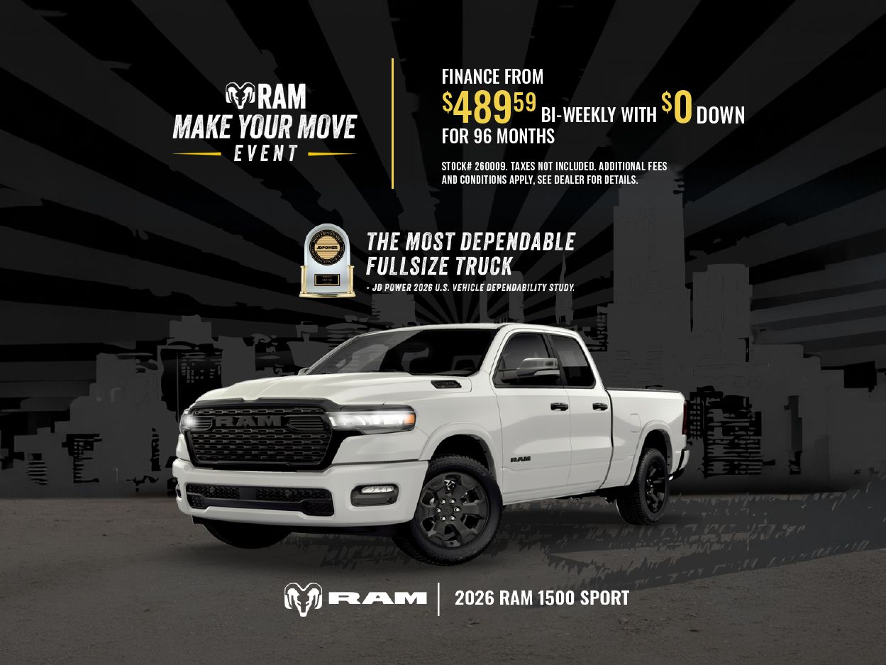 Get the 2026 Ram 1500 Sport