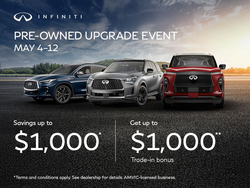 Pre-owned Upgrade Event | May 4–12