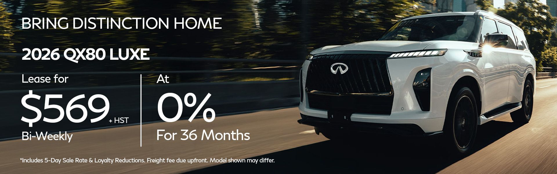 2026 QX80 - May Offer