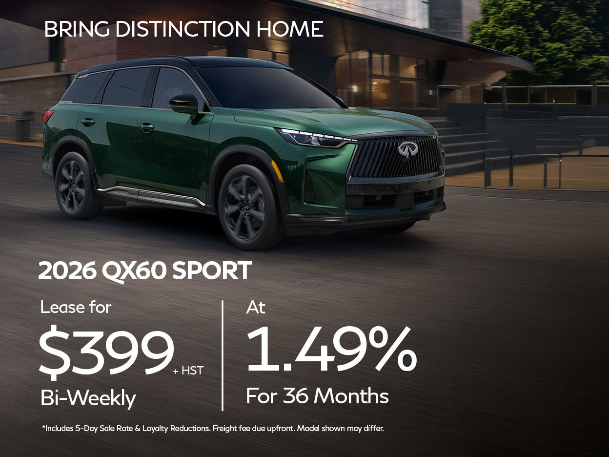 2026 QX60 - May Offers