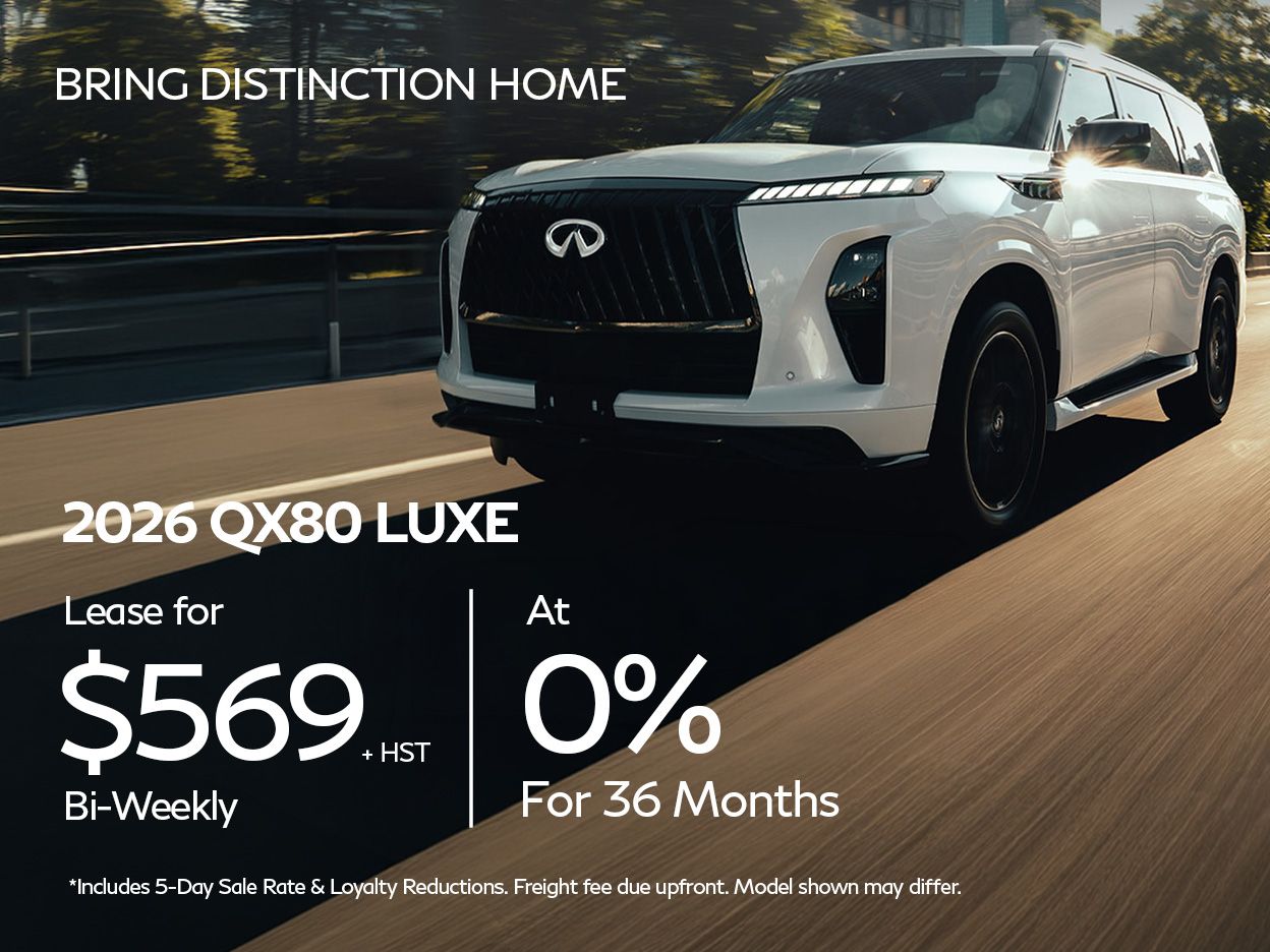 2026 QX80 - May Offers