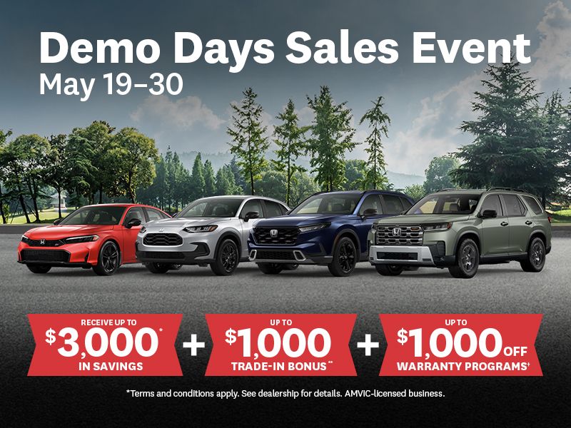 Demo Days Sales Event | May 19–30