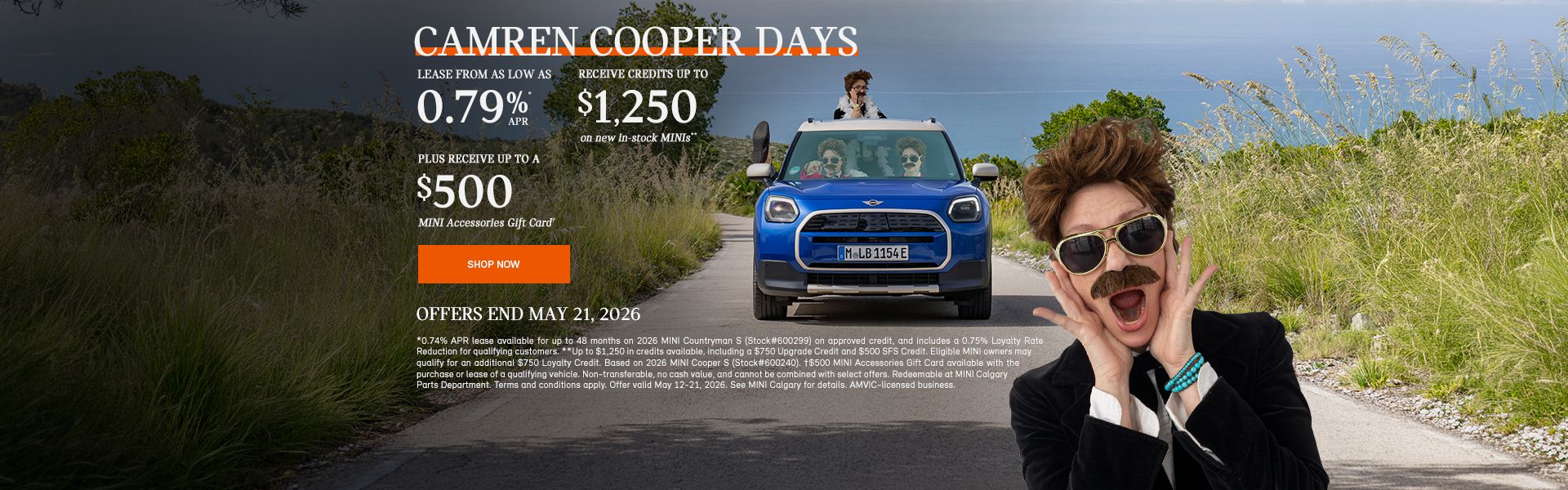 Camren Cooper Days | May 12-21