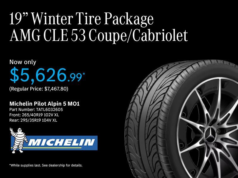 19-Inch Winter Package | AMG CLE 53 Coupe/Cabriolet
