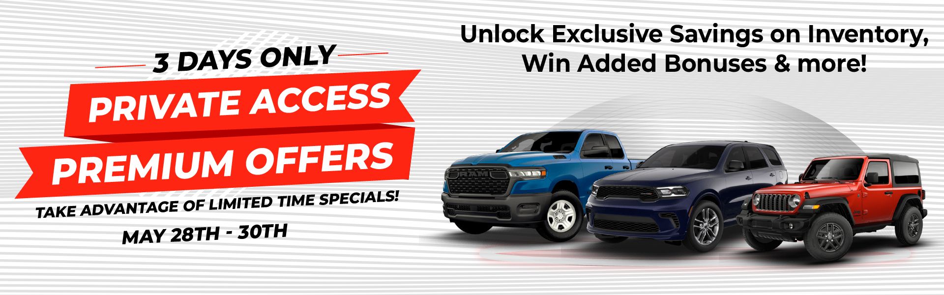 Private Sales Event - May 2026 VC