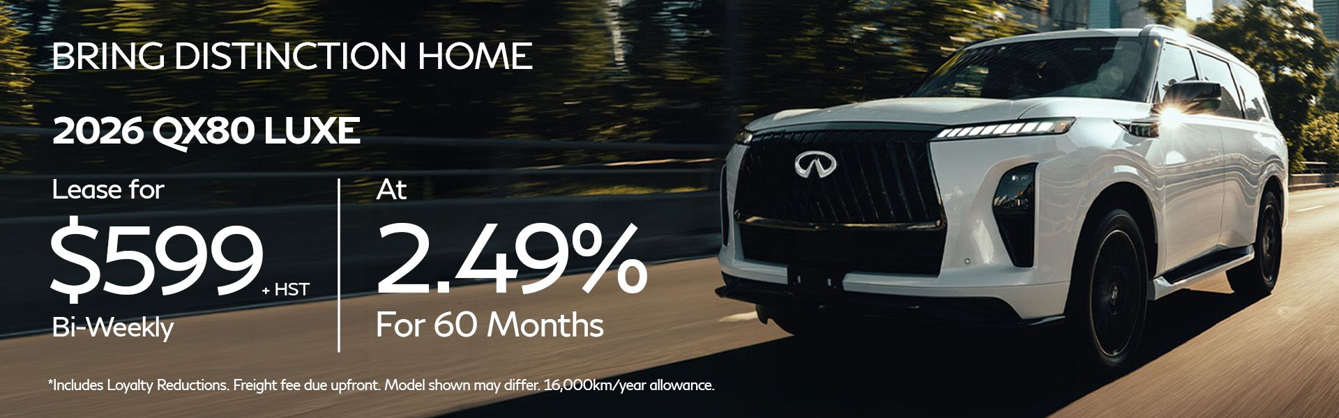 2026 QX80 - May Offer