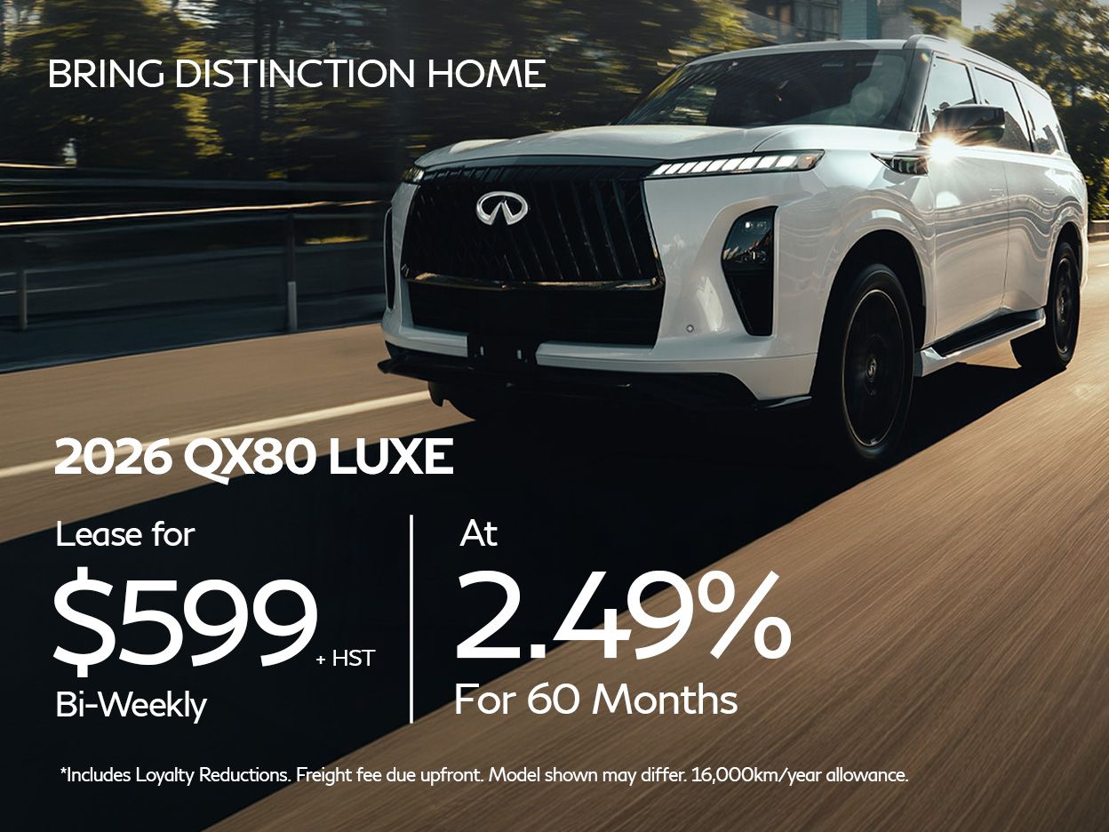 2026 QX80 - May Offers