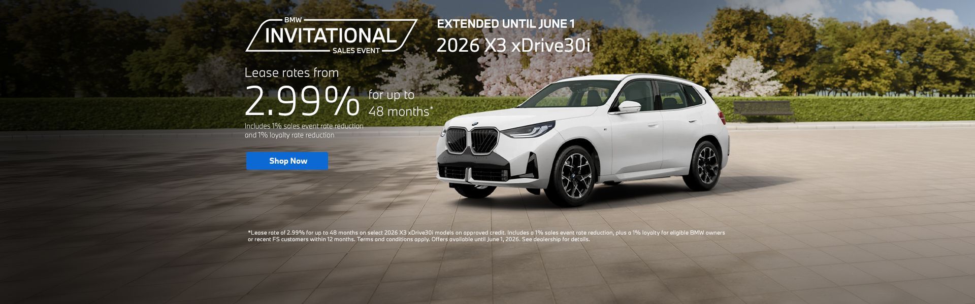 BMW Invitational Sales Event | 2026 X3 xDrive30i