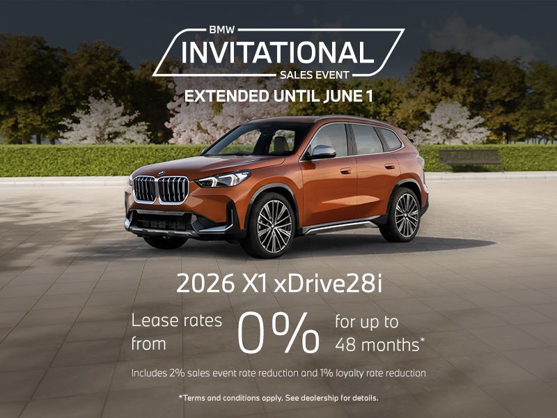 BMW Invitational Sales Event | 2026 X1 xDrive28i