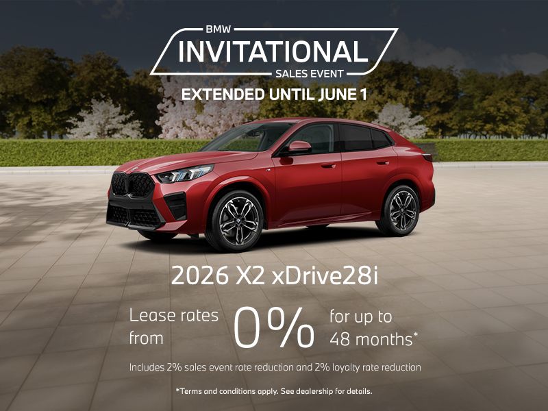 BMW Invitational Sales Event | 2026 X2 xDrive28i