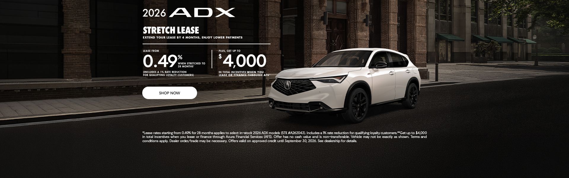 Command the Moment | 2026 ADX