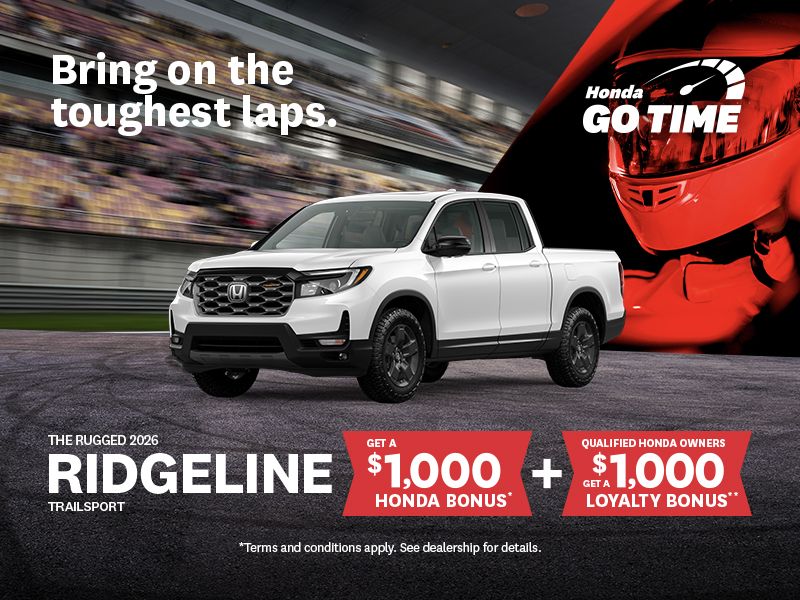 Honda Go Time | 2026 Ridgeline