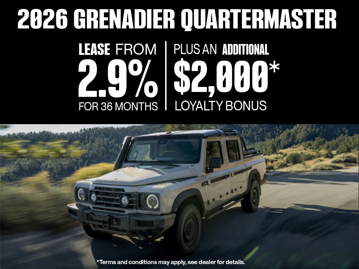 Get the 2026 INEOS Grenadier Quartermaster