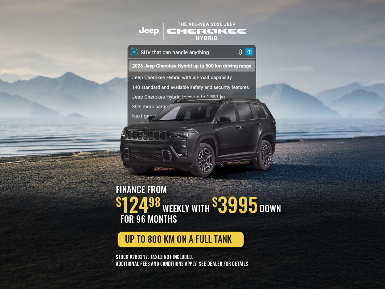 Get the 2026 Jeep Cherokee Hybrid!