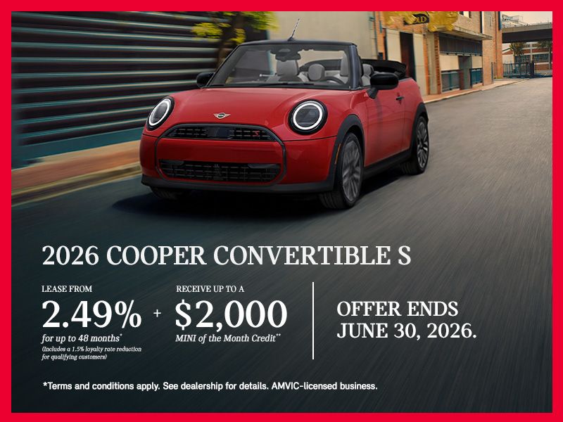2026 Cooper Convertible S