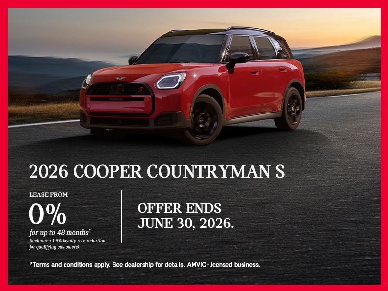 2026 Cooper Countryman S