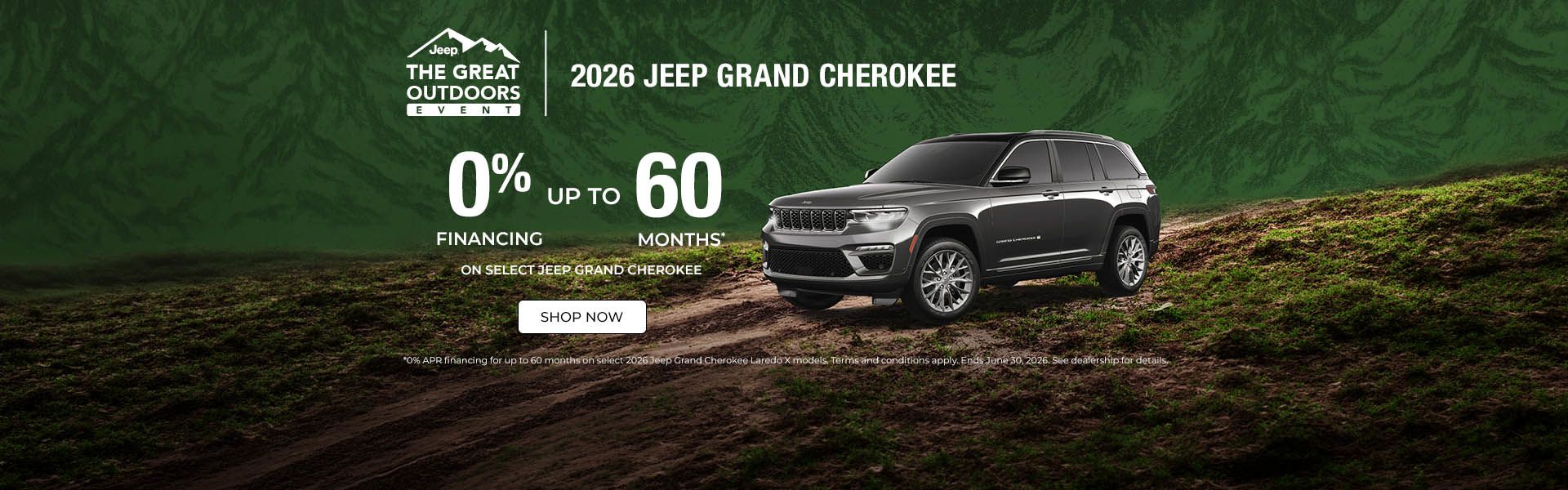 Jeep: The Great Outdoors Event | 2026 Jeep Grand Cherokee