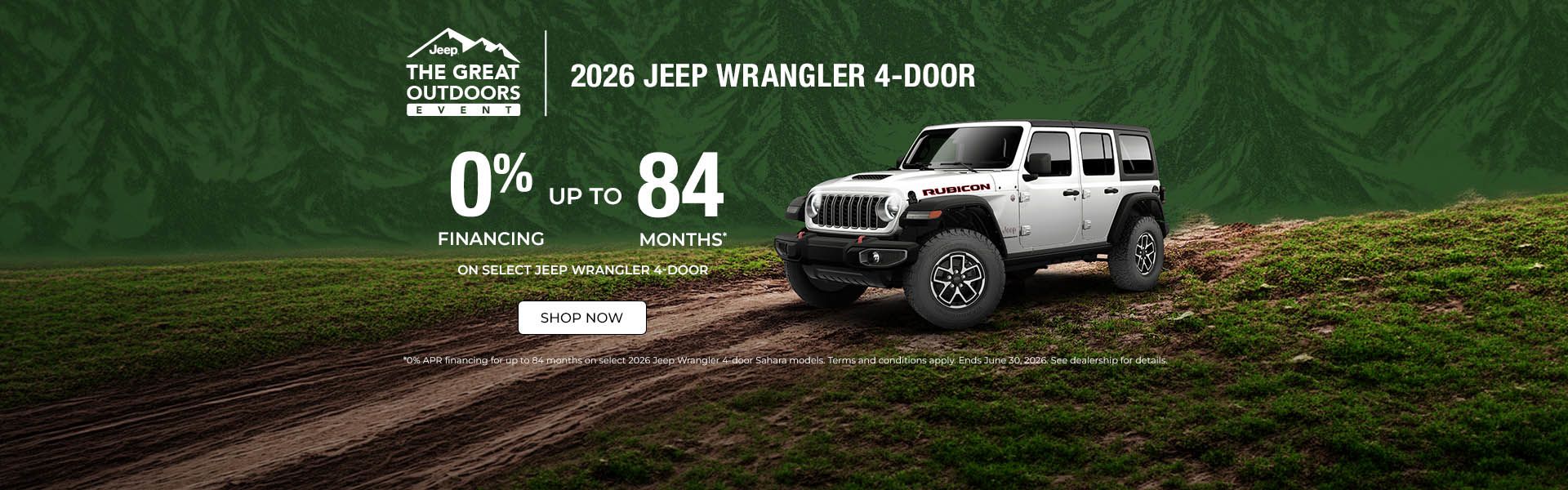 Jeep: The Great Outdoors Event | 2026 Jeep Wrangler 4-door