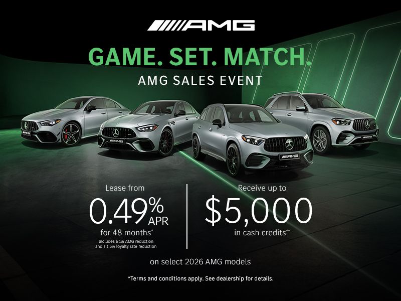 GAME. SET. MATCH. | AMG Sales Event