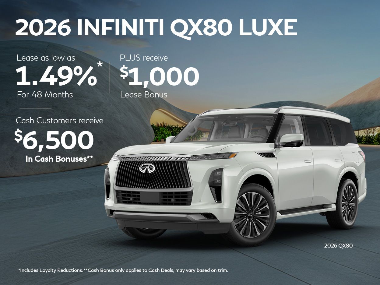 2026 QX80 - June Offers