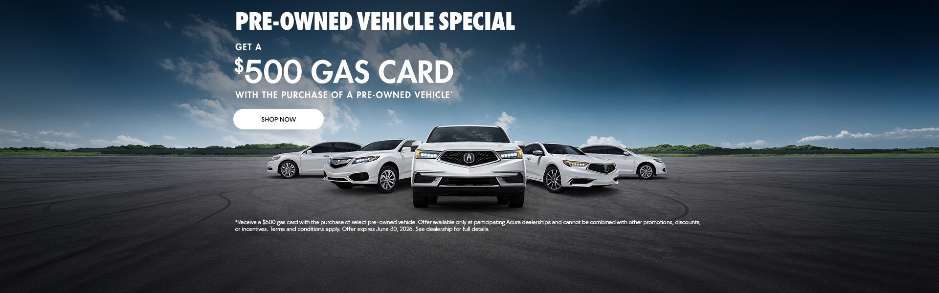 Pre-Owned Vehicle Special