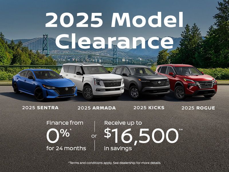 2025 Model Clearance