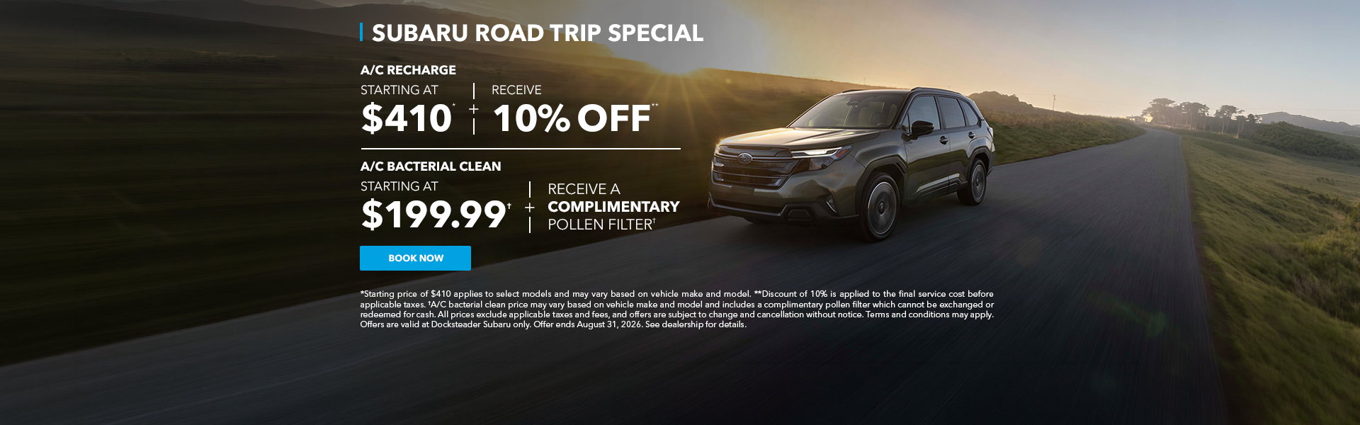 Subaru Road Trip Special