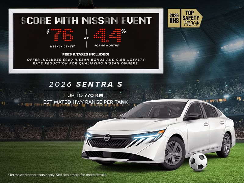 Score with Nissan Event | 2026 Sentra S