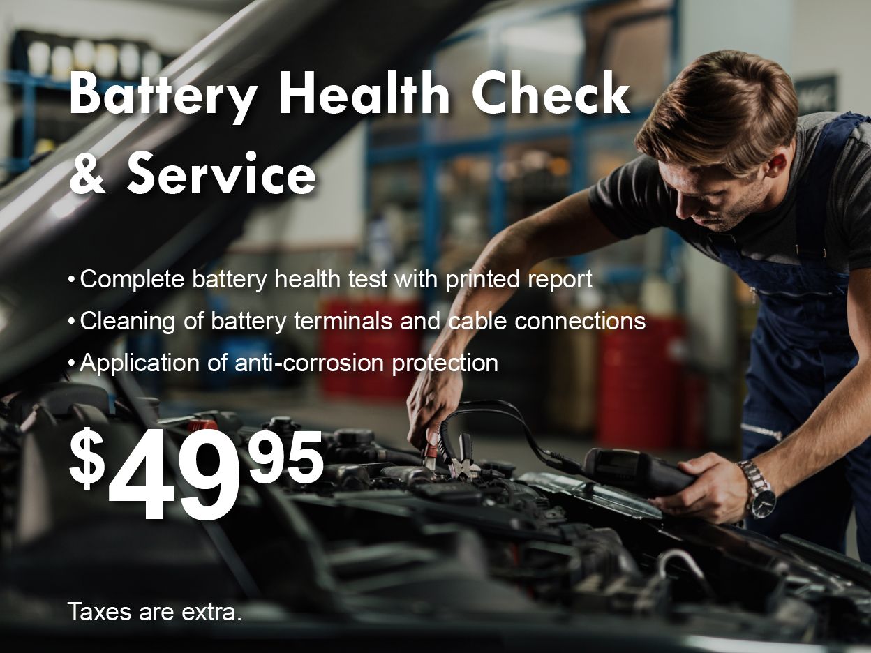 Battery Health Check & Service Special
