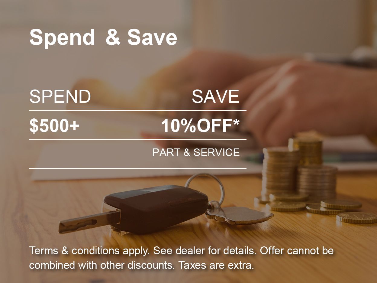 Spend & Save Service Special