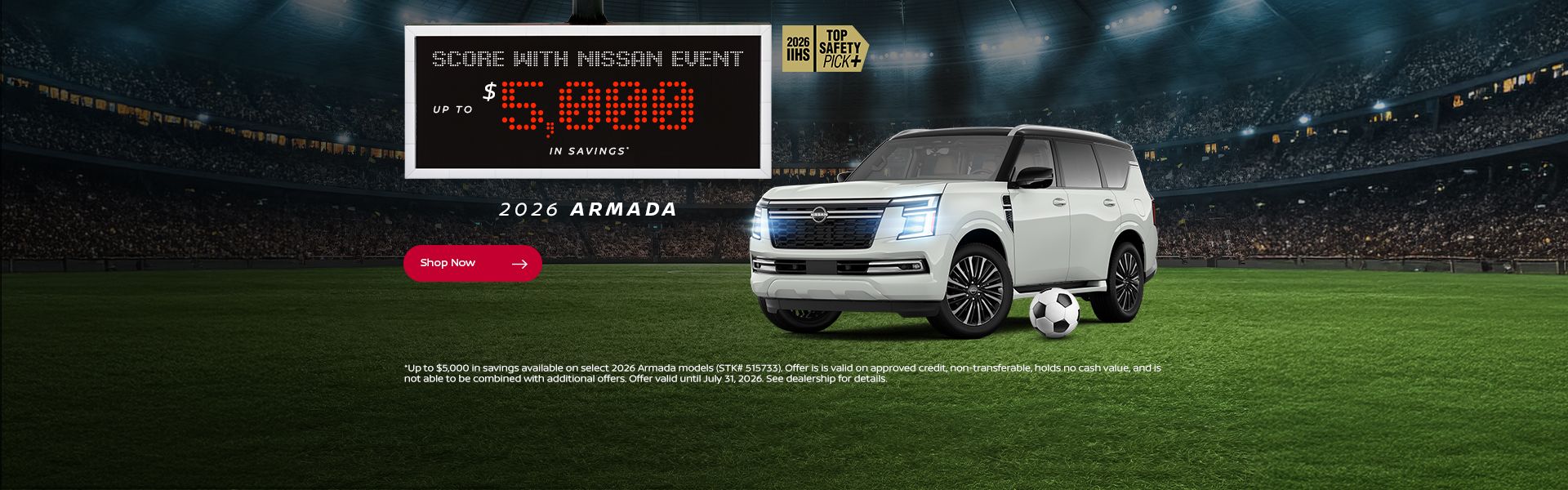 Score with Nissan Event | 2026 Armada