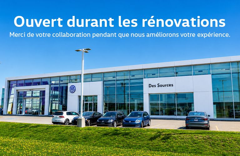 Ouvert durant les rénovations