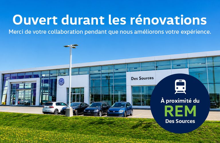 Ouvert durant les rénovations