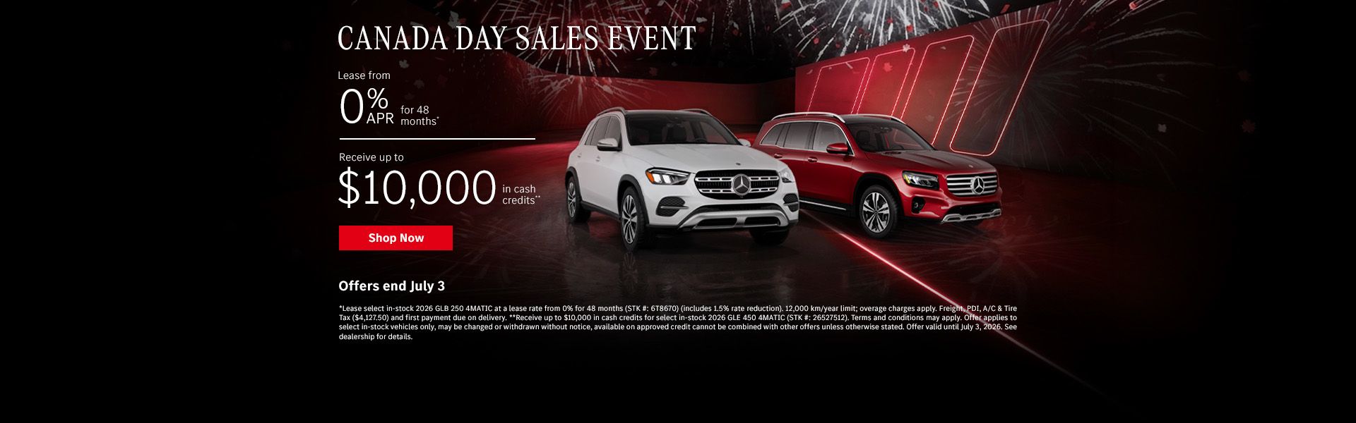 Canada Day Sales Event