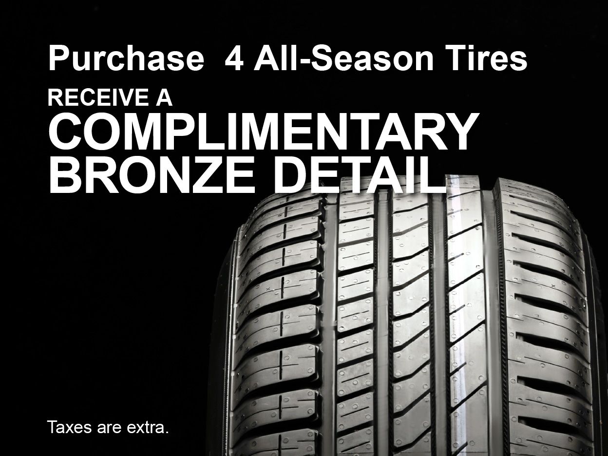 Bronze Detail with Tire Purchase Special