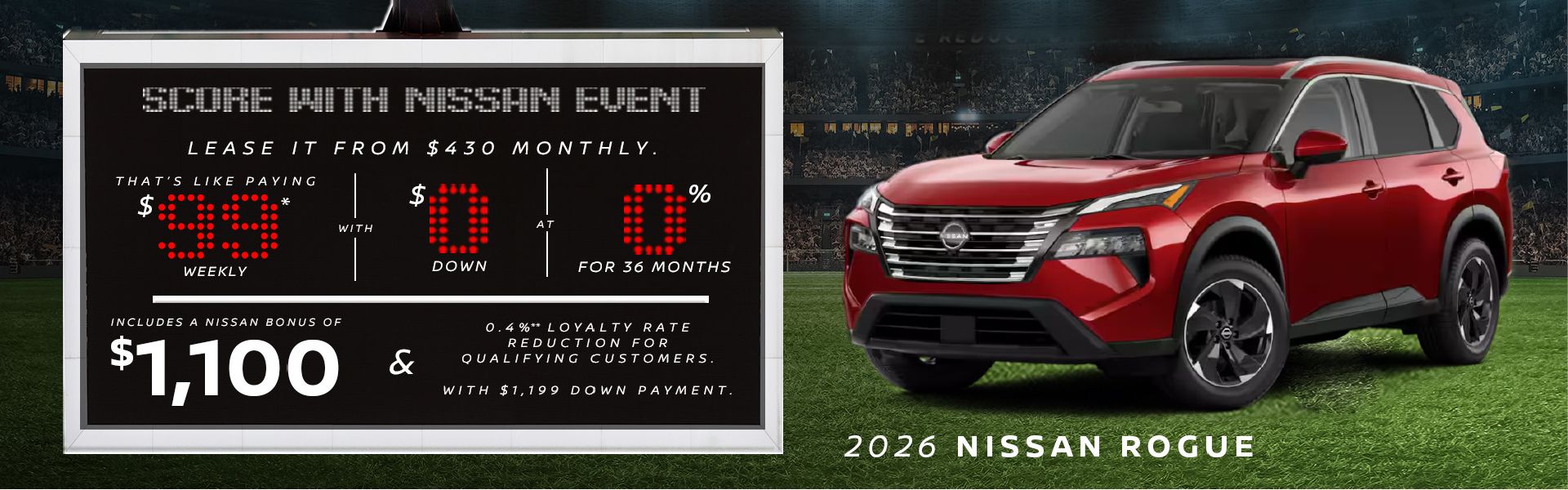 2026 Rogue - July Offer
