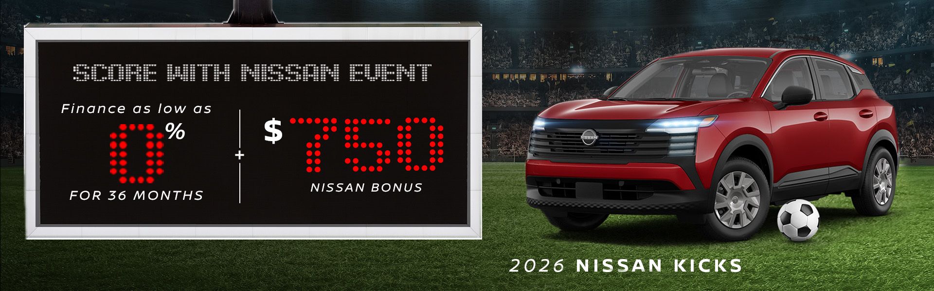 2026 Kicks - July Offer