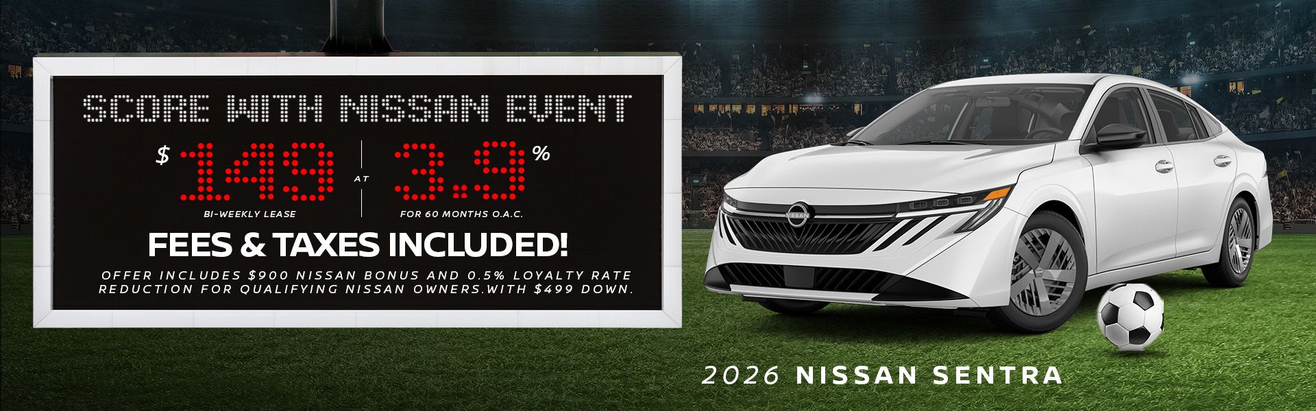 2026 Sentra - July Offer