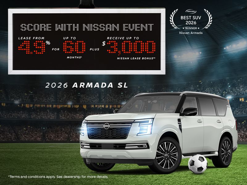 Score with Nissan Event | 2026 Armada SL