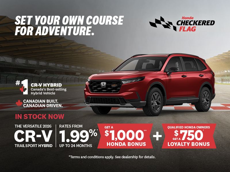 Honda Checkered Flag | 2026 CRV Trailsport Hybrid