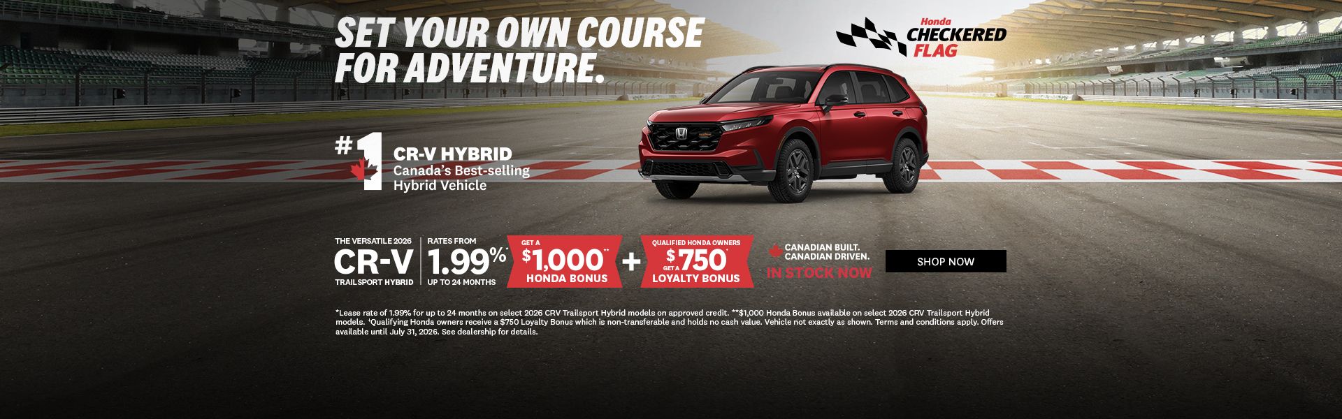 Honda Checkered Flag | 2026 CRV Trailsport Hybrid