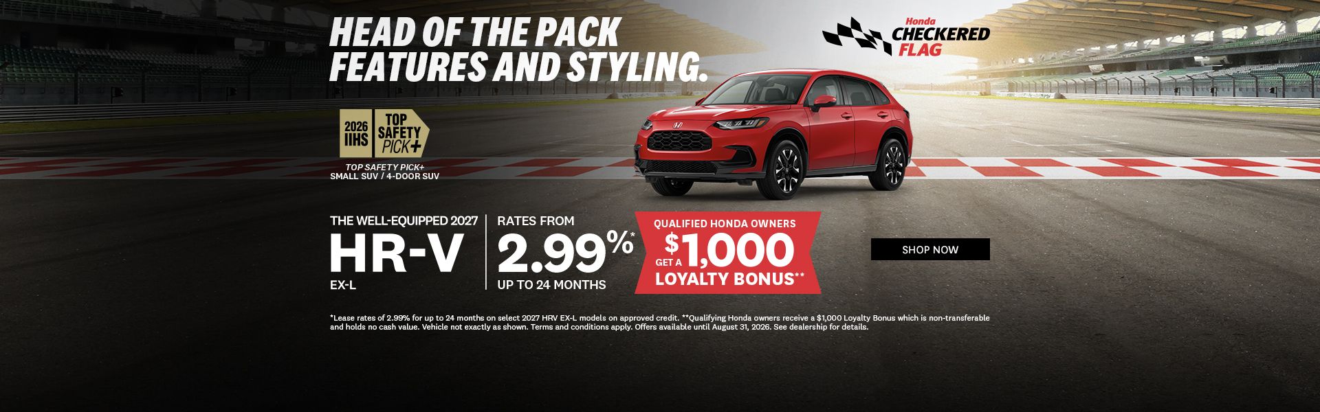 Honda Checkered Flag | 2027 HRV EX-L