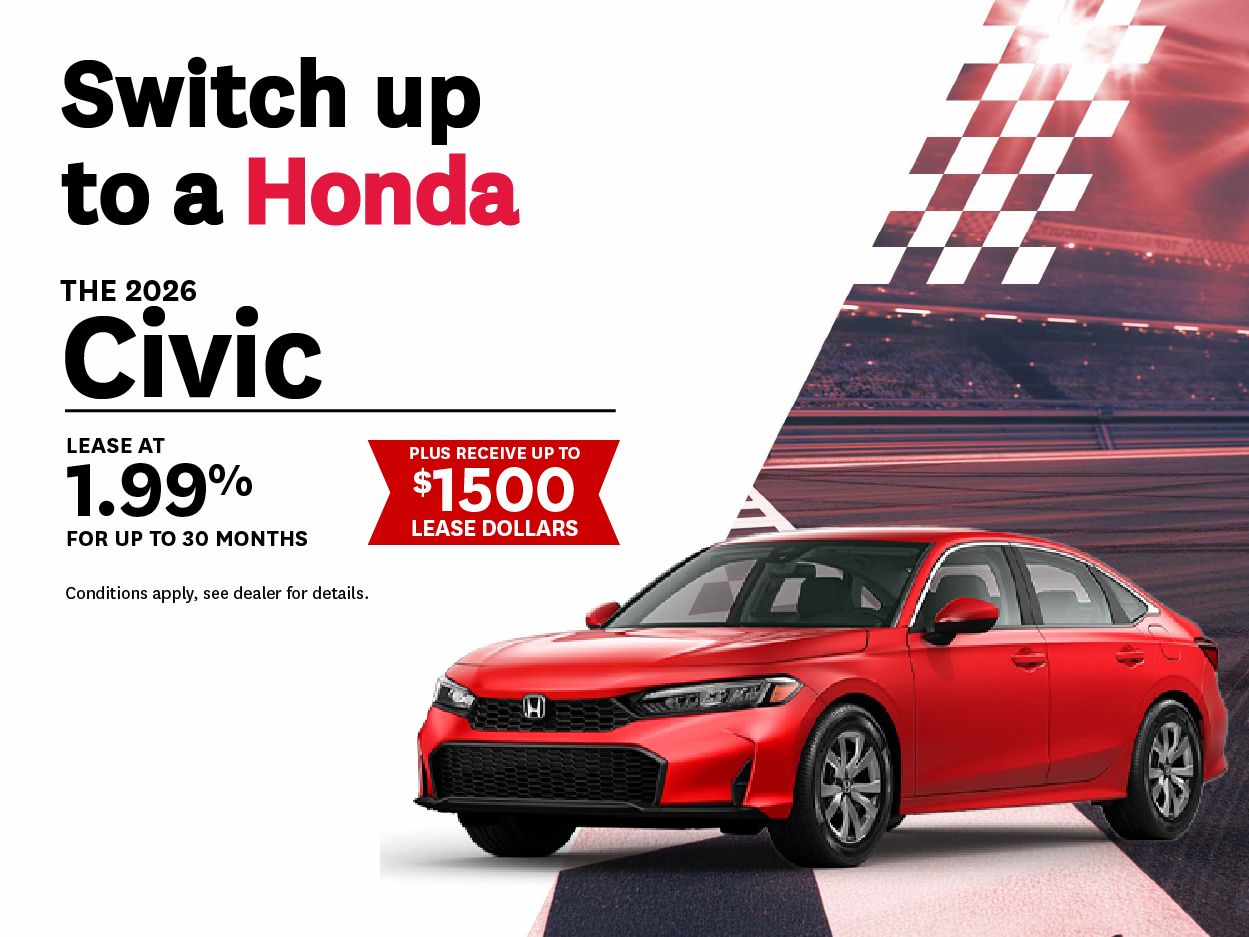Switch up to a 2026 Honda Civic!