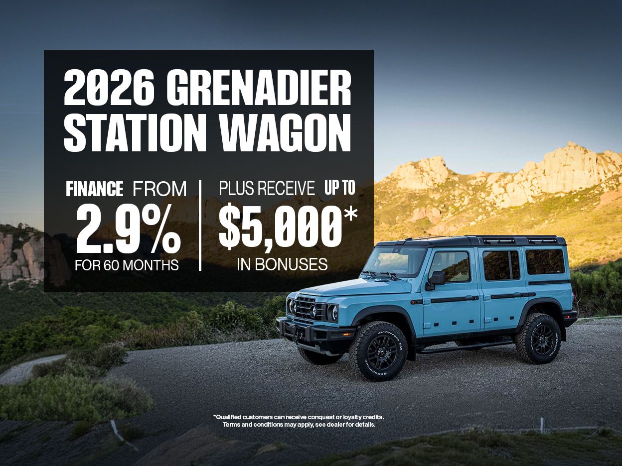 Get the 2026 Station Wagon + $5000 Bonus