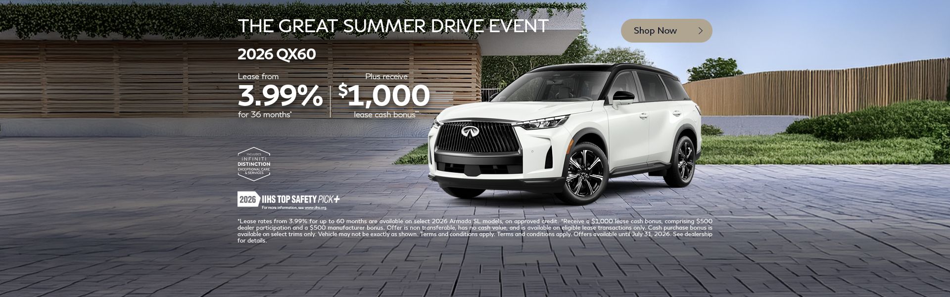 The Great Summer Drive Event | 2026 QX60