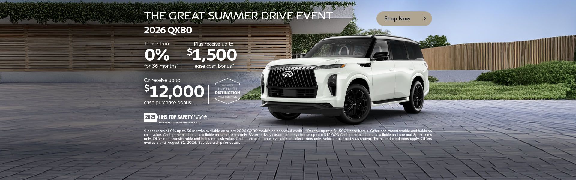 The Great Summer Drive Event | 2026 QX80