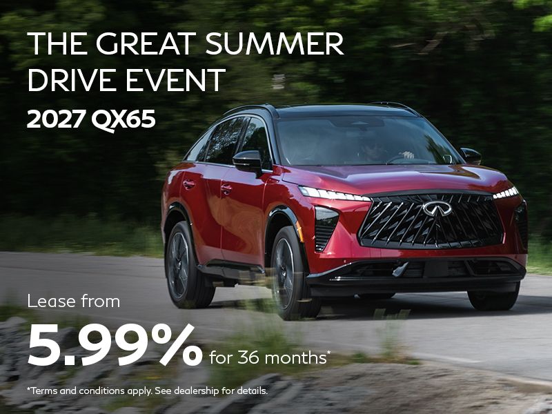 The Great Summer Drive Event | 2027 QX65