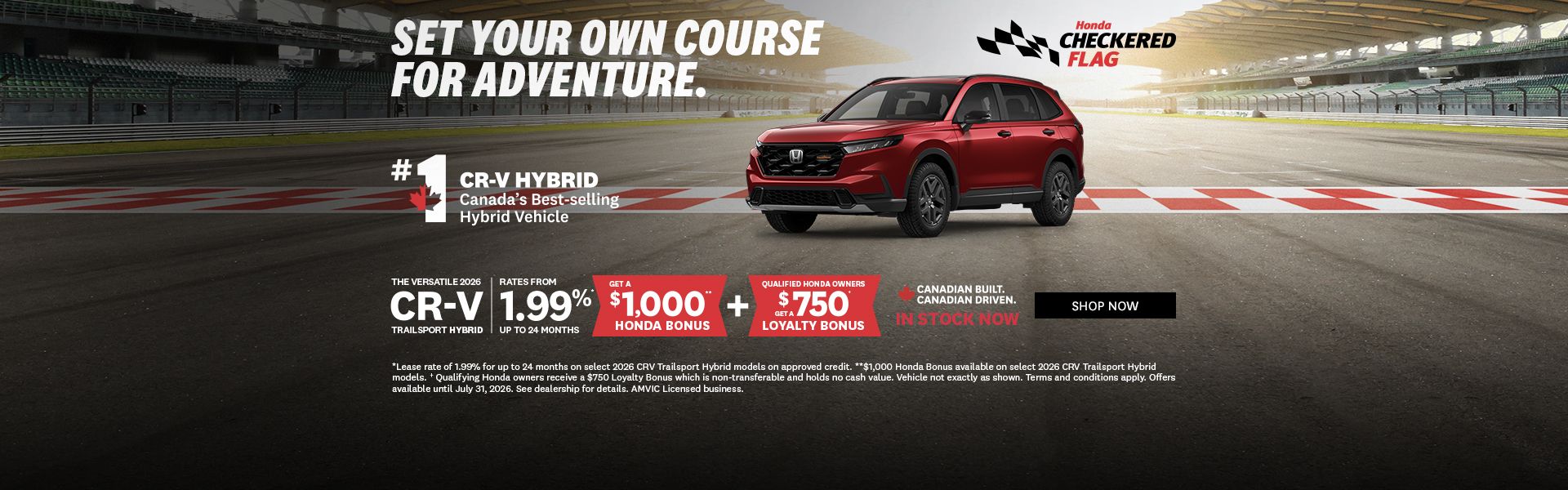 Honda Checkered Flag | 2026 CR-V Trailsport Hybrid