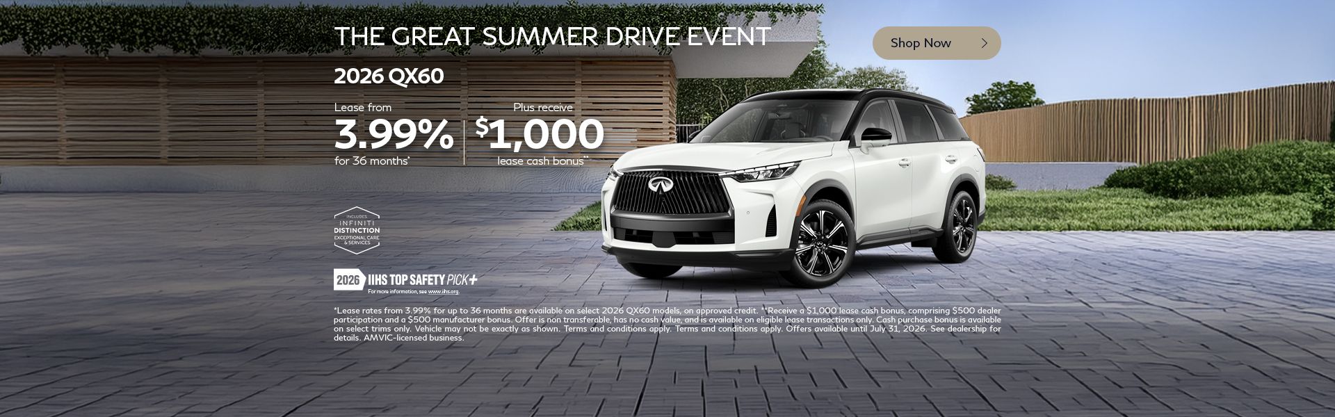 The Great Summer Drive Event | 2026 QX60